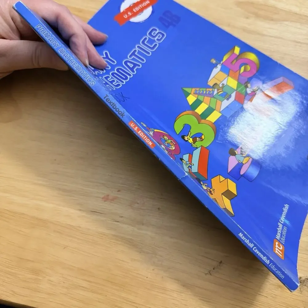 Primary Mathematics 4B Textbook Homeschool Curriculum Paperback Book